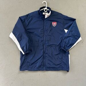 USA SOCCER VINTAGE NIKE 90s WINDBREAKER JACKET